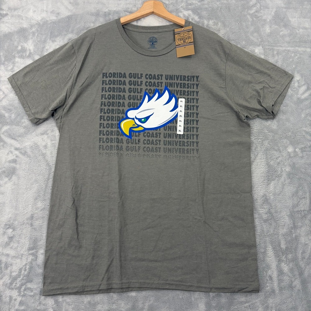 Florida Golf Coast University Graphic T-Shirt Size XL Rivalry Threads NEW!